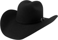 Tombstone 50X East West Style Beaver Fur Felt Western Cowboy Hat - Black - OriginalWestern.com