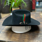 Tombstone 50X Marlboro Style Beaver Fur Felt Western Cowboy Hat - Black - OriginalWestern.com