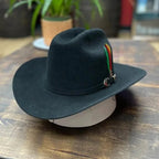 Tombstone 50X Marlboro Style Beaver Fur Felt Western Cowboy Hat - Black - OriginalWestern.com