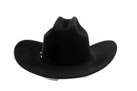 Tombstone 50X Marlboro Style Beaver Fur Felt Western Cowboy Hat - Black - OriginalWestern.com