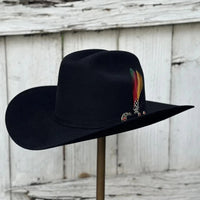 Tombstone 50X Marlboro Style Beaver Fur Felt Western Cowboy Hat - Black - OriginalWestern.com