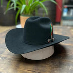 Tombstone 50X Marlboro Style Beaver Fur Felt Western Cowboy Hat - Black - OriginalWestern.com