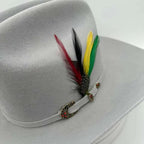 Tombstone 50X Marlboro Style Beaver Fur Felt Western Cowboy Hat - Gray - OriginalWestern.com