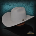 Tombstone 50X Marlboro Style Beaver Fur Felt Western Cowboy Hat - Gray - OriginalWestern.com