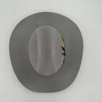 Tombstone 50X Marlboro Style Beaver Fur Felt Western Cowboy Hat - Gray - OriginalWestern.com