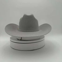 Tombstone 50X Marlboro Style Beaver Fur Felt Western Cowboy Hat - Gray - OriginalWestern.com