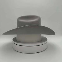 Tombstone 50X Marlboro Style Beaver Fur Felt Western Cowboy Hat - Gray - OriginalWestern.com