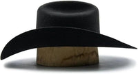 Tombstone 50X Roper Style Beaver Fur Felt Western Cowboy Hat - Black - OriginalWestern.com