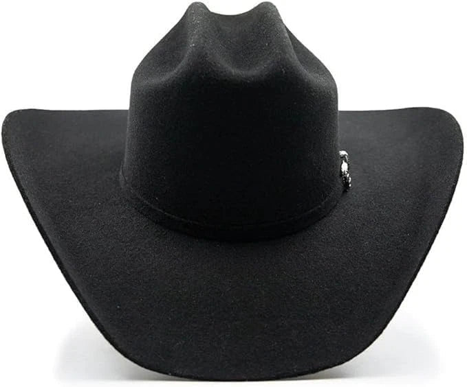 Tombstone 50X Roper Style Beaver Fur Felt Western Cowboy Hat - Black - OriginalWestern.com
