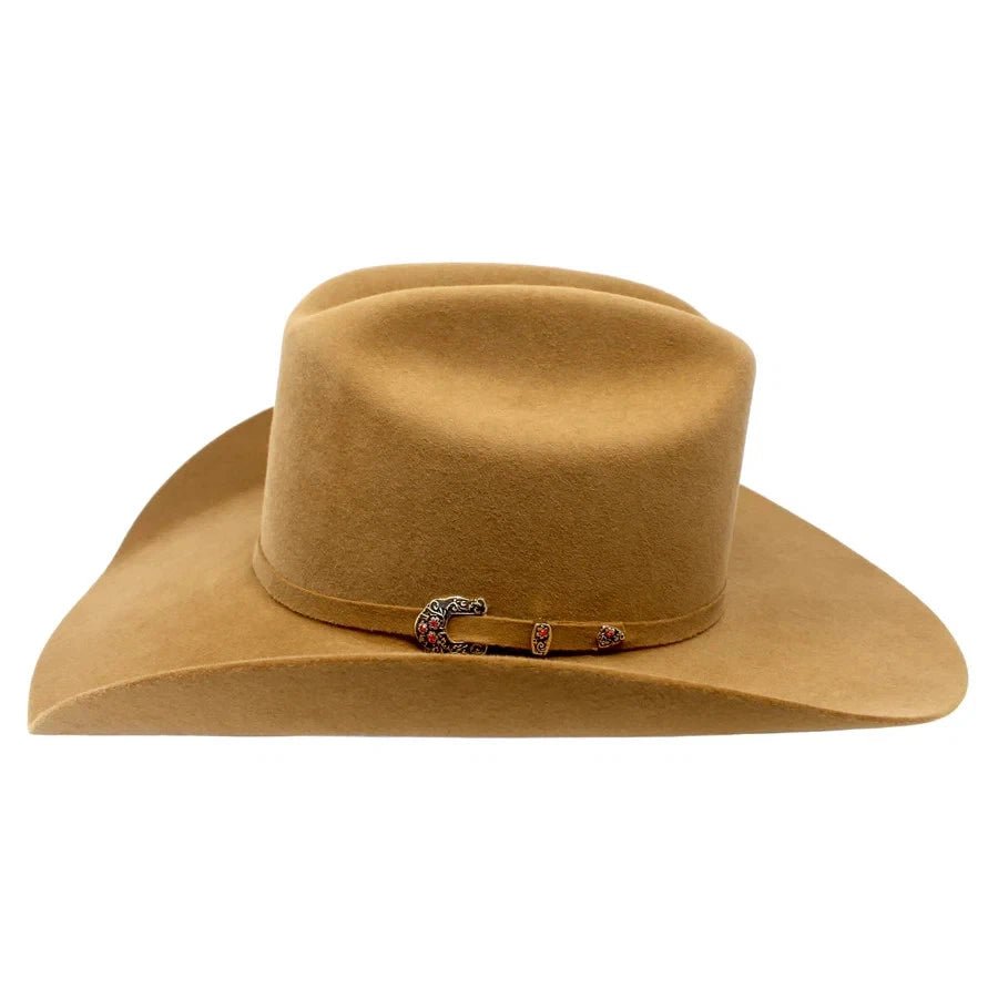 Tombstone 50X Roper Style Beaver Fur Felt Western Cowboy Hat - Sahara - OriginalWestern.com