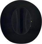 Tombstone 50X Sinaloa Style Beaver Fur Felt Western Cowboy Hat - Black - OriginalWestern.com
