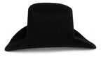 Tombstone 50X Viejon Style Beaver Fur Felt Western Cowboy Hat - Black - OriginalWestern.com
