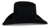 Tombstone 50X Viejon Style Beaver Fur Felt Western Cowboy Hat - Black - OriginalWestern.com