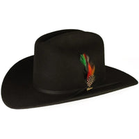 Men’s Morcon 20X Sinaloa Rancher (M-5) Style Western Cowboy Fur Felt Hat - Black