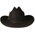 Men’s Morcon 20X Sinaloa Rancher (M-5) Style Western Cowboy Fur Felt Hat - Black