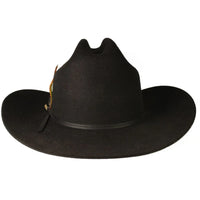Men’s Morcon 20X Sinaloa Rancher (M-5) Style Western Cowboy Fur Felt Hat - Black