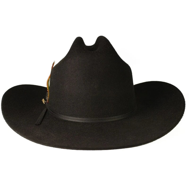 Men’s Morcon 20X Sinaloa Rancher (M-5) Style Western Cowboy Fur Felt Hat - Black