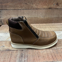 Men's Leather Zipper Work Boots Oil/Water Resistant Est.330