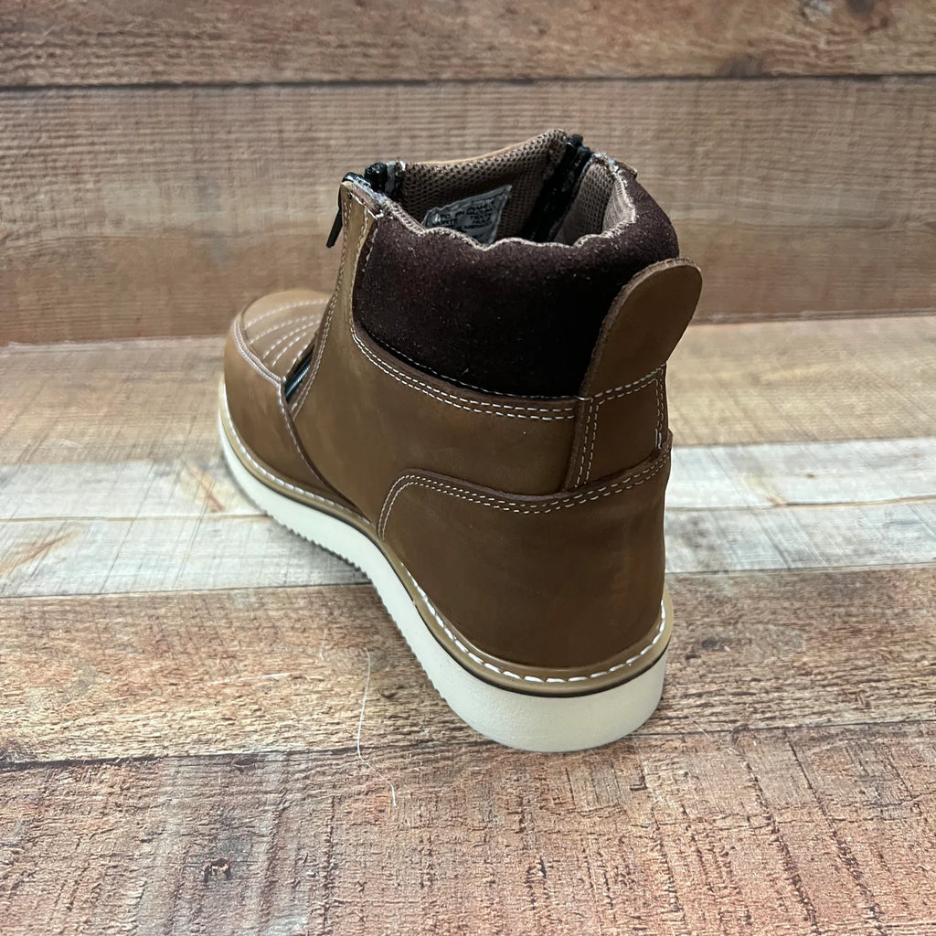 Men's Leather Zipper Work Boots Oil/Water Resistant Est.330