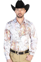 Camisa Casual Blanca El Señor De Los Cielos 43993