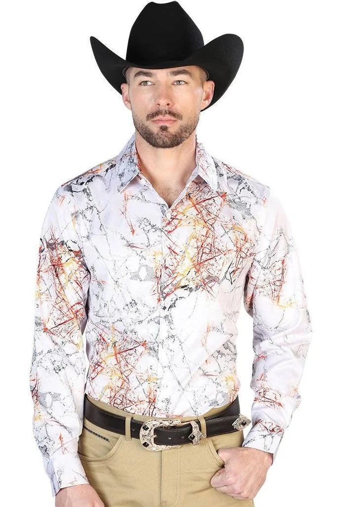 Camisa Casual Blanca El Señor De Los Cielos 43993