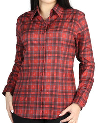 El General Women’s Western Shirt in Red Plaid  44722