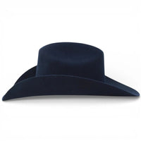 White Diamonds 200X Sinaloa Style Western Cowboy Fur Felt Hat - Navy Blue - OriginalWestern.com