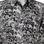 White Diamonds Leopard Fashion Denim Shirt - White WD-821 - OriginalWestern.com