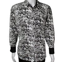 White Diamonds Leopard Fashion Denim Shirt - White WD-821 - OriginalWestern.com