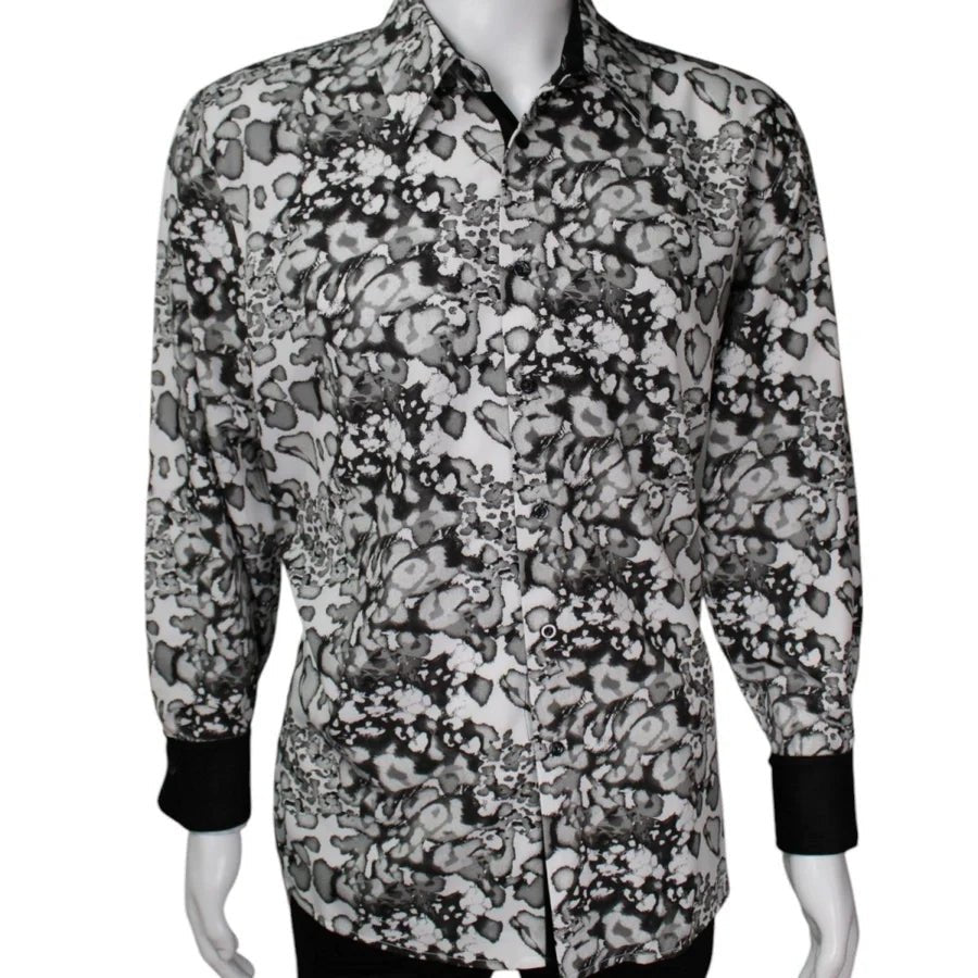 White Diamonds Leopard Fashion Denim Shirt - White WD-821 - OriginalWestern.com