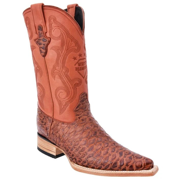 White Diamonds Men's Anteater Print 3X Toe Cowboy Boots – Cognac - OriginalWestern.com