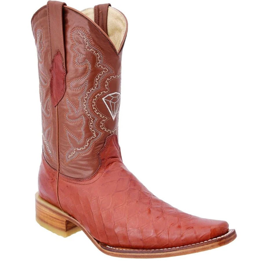 White Diamonds Men's Anteater Print Square Toe Cowboy Boots – Cognac - OriginalWestern.com