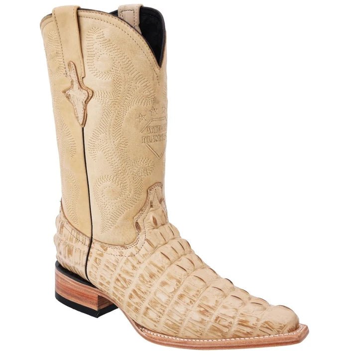 White Diamonds Men's Crocodile Print 3X Toe Cowboy Boots – Orix - OriginalWestern.com