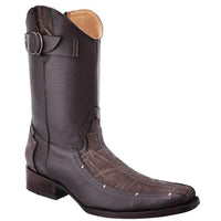 White Diamonds Men's Embossed Elephant Print Bota Grabada Elefante MC/2 Boots – Brown - OriginalWestern.com