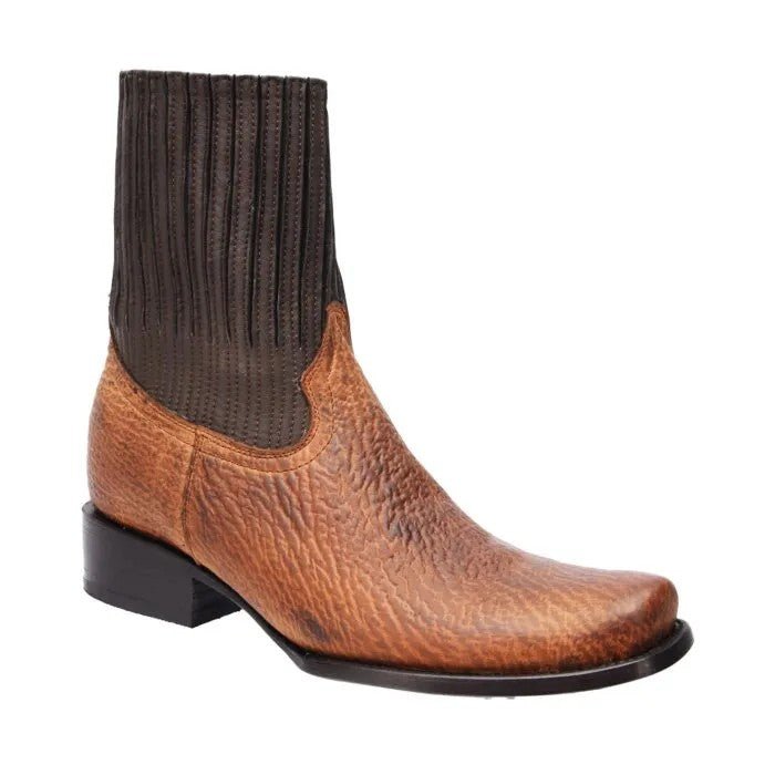 White Diamonds Men's Embossed Shark Skin Bota Casual Rodeo Boots – Honey - OriginalWestern.com