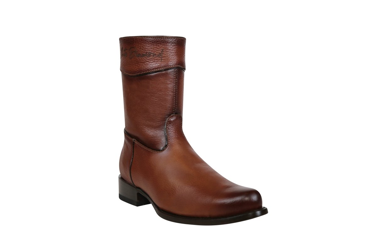 White Diamonds Men's Full - Grain Leather Belmont Boots – Honey - OriginalWestern.com
