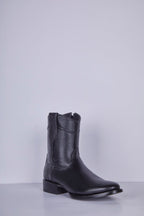 White Diamonds Men's Full - Grain Leather Botin Roper Casual Boots – Black - OriginalWestern.com