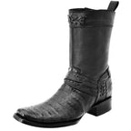 White Diamonds Men's Genuine Caiman Belly Exótico Belly Caiman Hudson MC/2 Boots – Black - OriginalWestern.com
