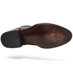White Diamonds Men's Genuine Caiman Belly Short Cowboy Boots with Zipper – Brown - OriginalWestern.com