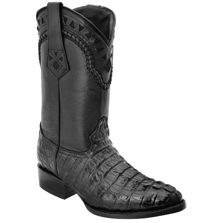 White Diamonds Men's Genuine Crocodile Round Toe Cowboy Boots – Black - OriginalWestern.com