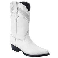 White Diamonds Men's Genuine Lizard Round Toe Cowboy Boots – White - OriginalWestern.com