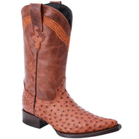 White Diamonds Men's Genuine Ostrich Avestruz Original Snip Bota Vaquera 3X Boots – Shedron - OriginalWestern.com