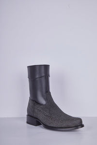 White Diamonds Men's Genuine Shark Skin Diamond Boots – Black - OriginalWestern.com