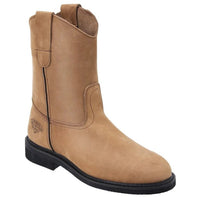 White Diamonds Men's Leather Pull-On Work Boots – Sand (Arena) - OriginalWestern.com