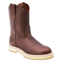 White Diamonds Men's Leather Ribbed (mil rayas) sole Pull-On Work Boots – Brown-Café - OriginalWestern.com