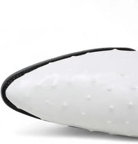 White Diamonds Men's Ostrich Print Skinny Cowboy Boots with Zipper – White - OriginalWestern.com