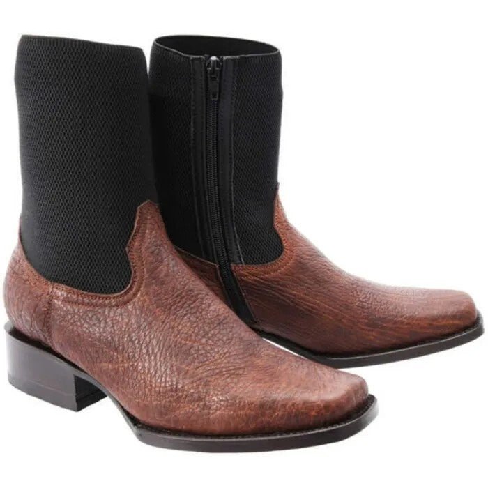 White Diamonds Men's Shoulder Leather Bota Casual Europea Boots – Brown - OriginalWestern.com