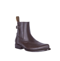 White Diamonds Men's Smooth Leather Botin Casual Boots – Brown - OriginalWestern.com