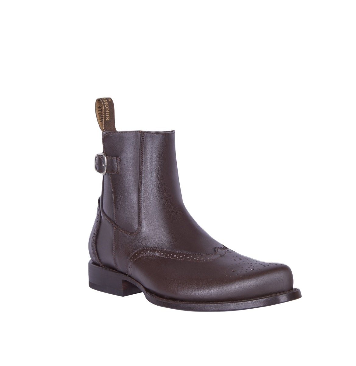 White Diamonds Men's Smooth Leather Botin Casual Boots – Brown - OriginalWestern.com