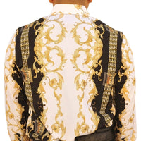 White Diamonds -Print Fashion Denim Shirt - Gold WD-Grecas - OriginalWestern.com